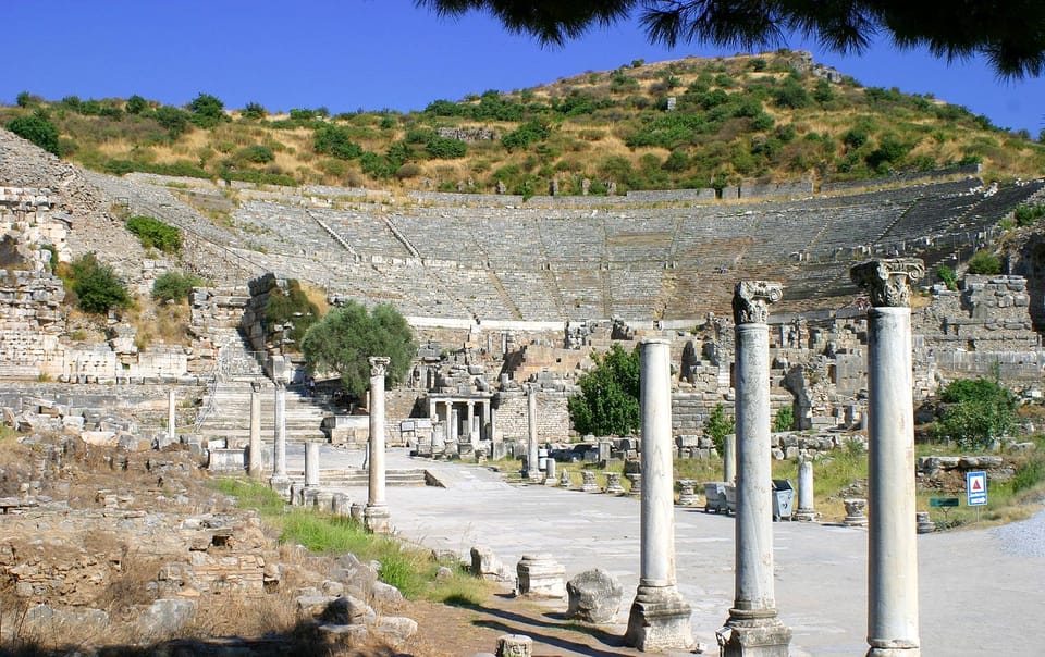 Ephesus, Virgin Mary's House & Sirince Village from Izmir - Ephesus: marble streets, famous ruins, and one small “advertising” detail