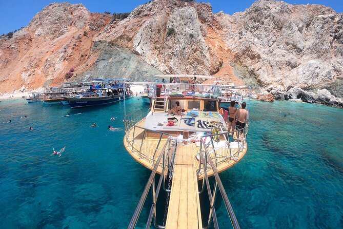 Explore Turkey’s Maldives Suluada Island Boat Trip with Lunch - Morning at Adrasan bay: your first swim breaks and cave-country views