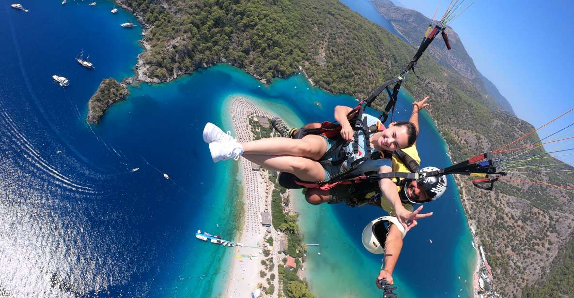 Fethiye: Babadag Tandem Paragliding Flight over Oludeniz - On the Mountain: Guided Time, Aerial Views, and a Balloon Touch