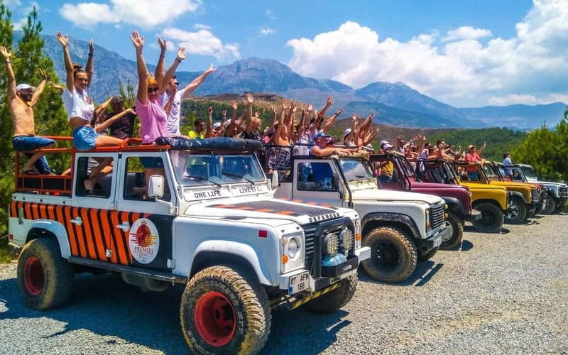 Fethiye: Jeep Safari Tour with Tlos, Saklikent, and Mud Bath - Key highlights at a glance