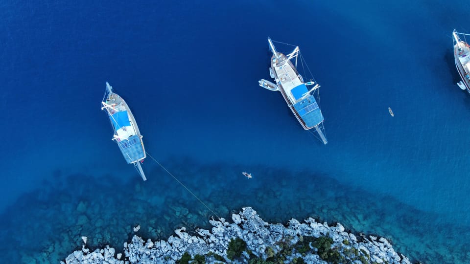 Fethiye to Olimpos 4 Days 3 Nights Gulet Blue Cruise - Gökkaya Koyu to Demre Çayağzı Harbor, then on to Olympos