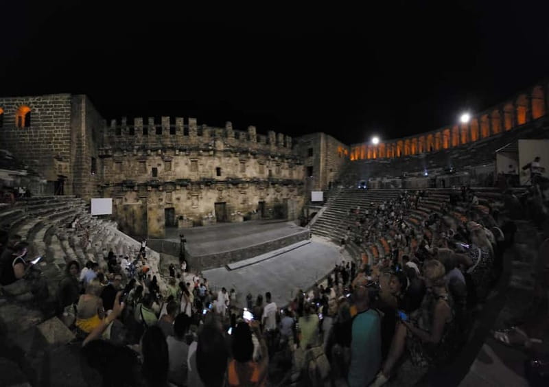 Fire of Anatolia Dance Show at Ancient Aspendos - The stage effects: lighting and pyrotechnics that add story