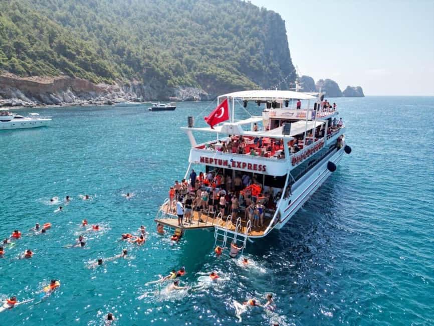 From Alanya: Boat Tour with Unlimited Soft Drinks and Lunch - Devil’s Cave Area: One More Swim Outside the Cave
