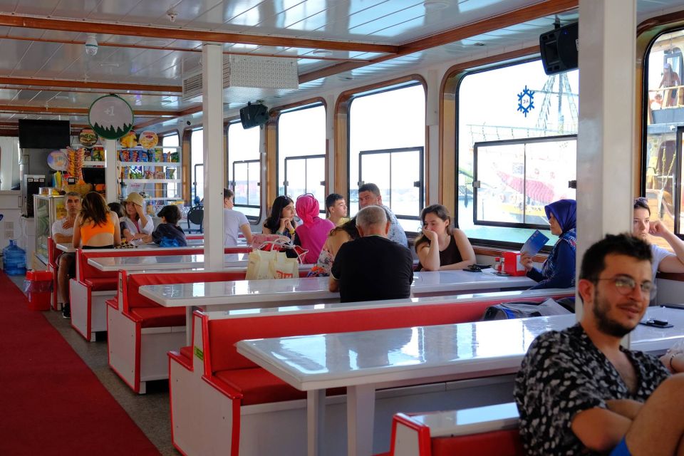 From Alanya: Boat Tour with Unlimited Soft Drinks and Lunch - The Foam Party and Music: Fun on the Return Sail