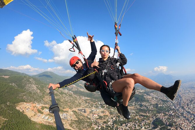 From Antalya Alanya Tandem Paragliding With Beach Visit - From Antalya pickup to Alanya launch: timing and how the day runs