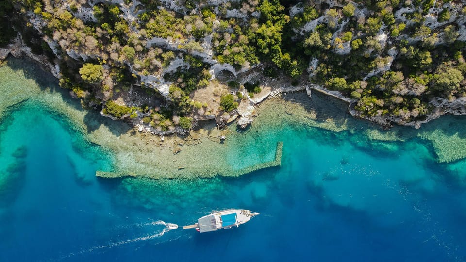 From Antalya: Day Trip to Demre, Myra and Kekova Boat Trip - Kaleköy and Simena Castle ruins: one hour on land, big views from the hillside