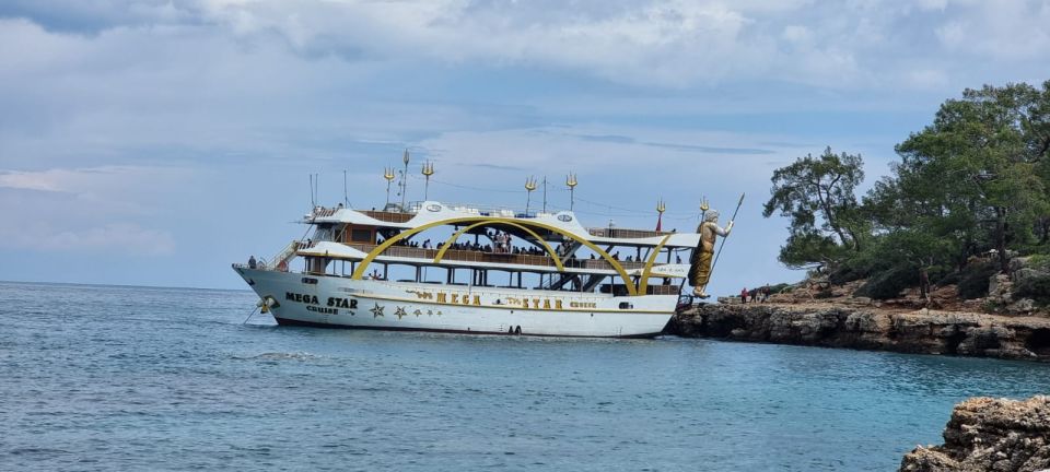 From Antalya: Kemer Pirate Boat Tour with Foam Party & Swim - Onboard atmosphere: music, pirate-boat energy, and the foam party