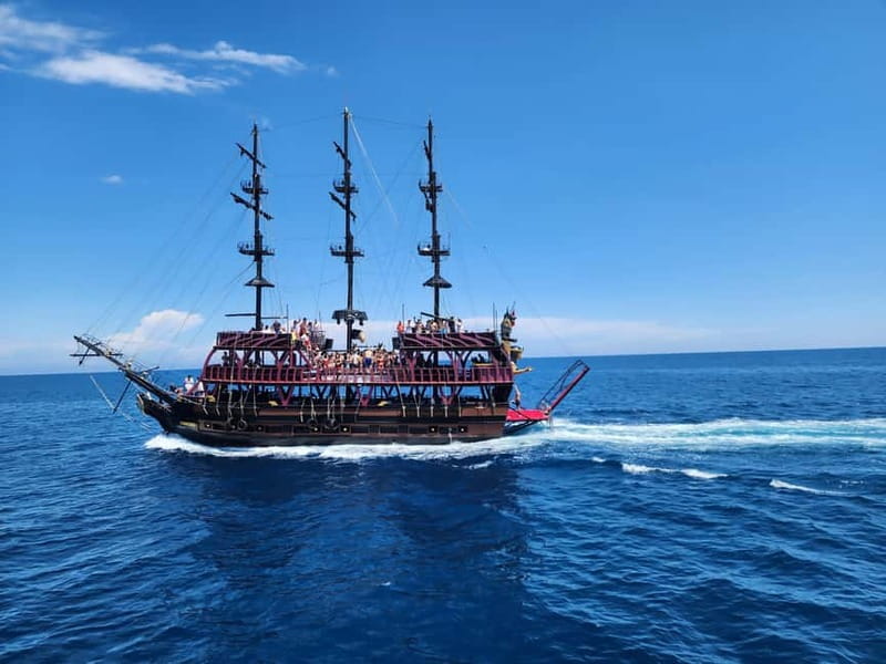 From Antalya: Kemer Pirate Party Boat Trip w/Lunch & Pickup - The Cruise Route: Hidden Coves, Cliffs, and Why the Sea Stops Matter