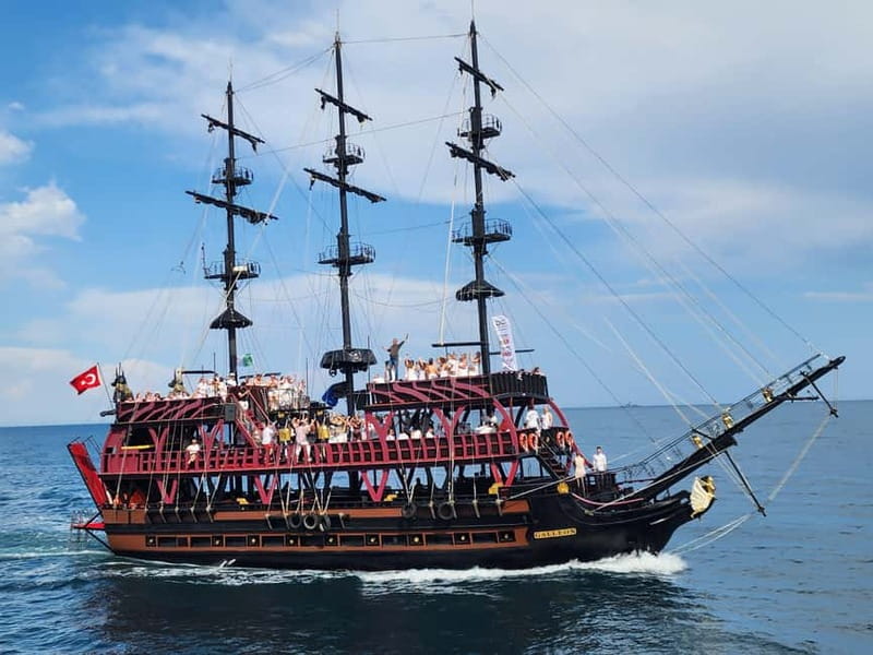From Antalya: Kemer Pirate Party Boat Trip w/Lunch & Pickup - Optional Extras Like Photos: Budget and Confirm Before You Say Yes