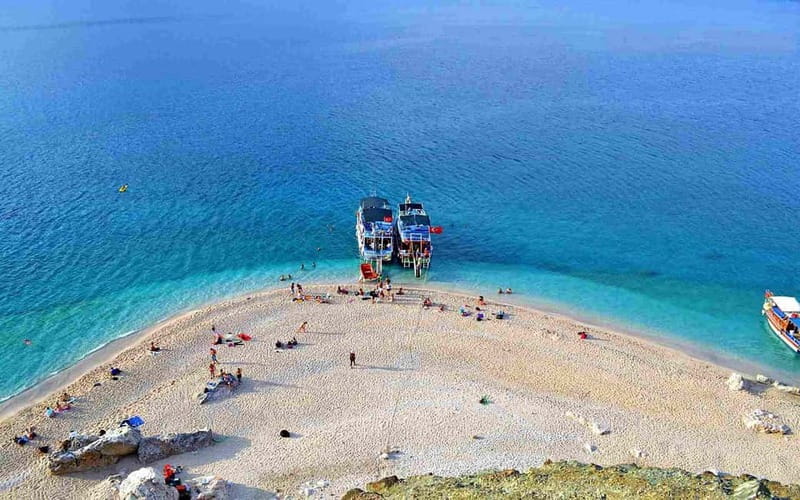 From Antalya/Kemer: Suluada Island Boat Trip with Sunset - Lunch onboard: Turkish and Mediterranean comfort, sea-air included