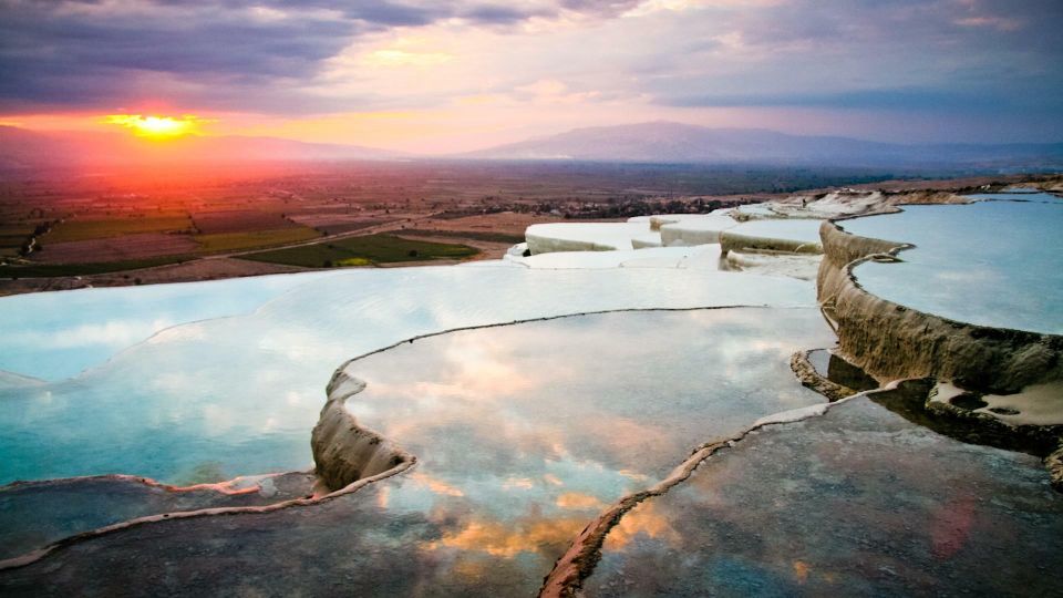 From Antalya: Private Day Tour to Pamukkale and Hierapolis - Pamukkale terraces and thermal pools: the main event