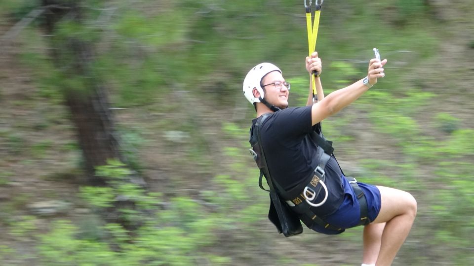From Belek: Fully Combo Zipline, Quad Safari, Rafting, Lunch - Zipline over the canyon: short ride, big views