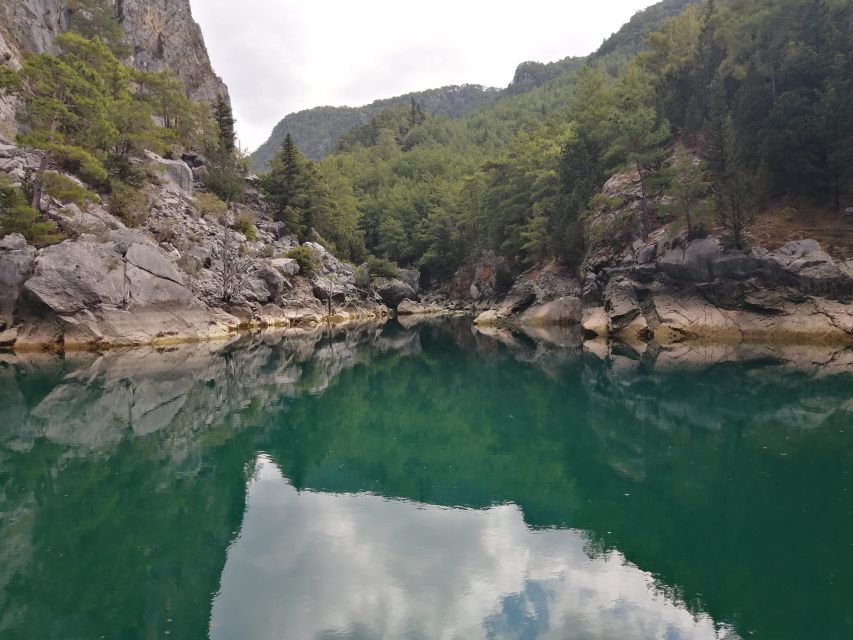From Belek: Green Canyon Boat Trip with Lunch and Drinks - Cruising the emerald lake: the main boat segment you came for
