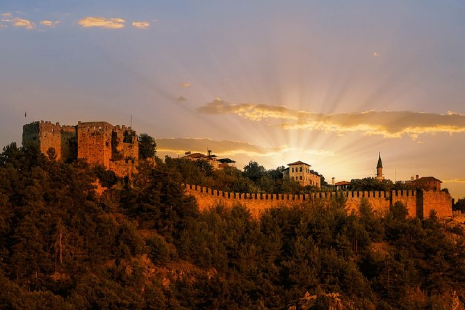 from city of Side: Alanya city tour with lunch and boat trip - Alanya Harbor and central time: decide your own Red Tower plan