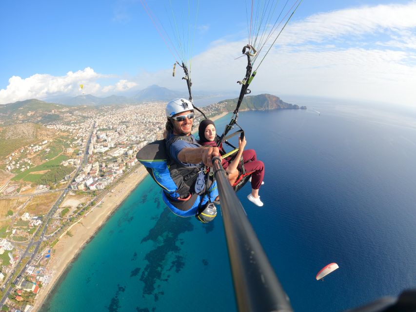 From city of Side Alanya Paragliding - What You’ll See in the Air: Castle, Peninsula, Mediterranean Taurus Mountains