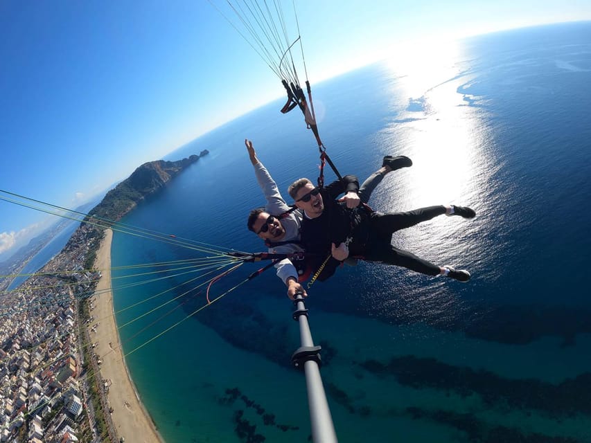 From City of Side: Alanya Tandem Paragliding w/ Beach Visit - Price and value: what $94 covers and what costs extra