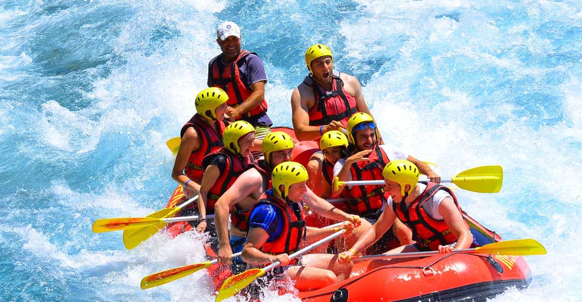 From city of Side: Beskonak Rafting Tour with Lunch - The Day at a Glance: 11:45 Start to Hotel Drop-Off