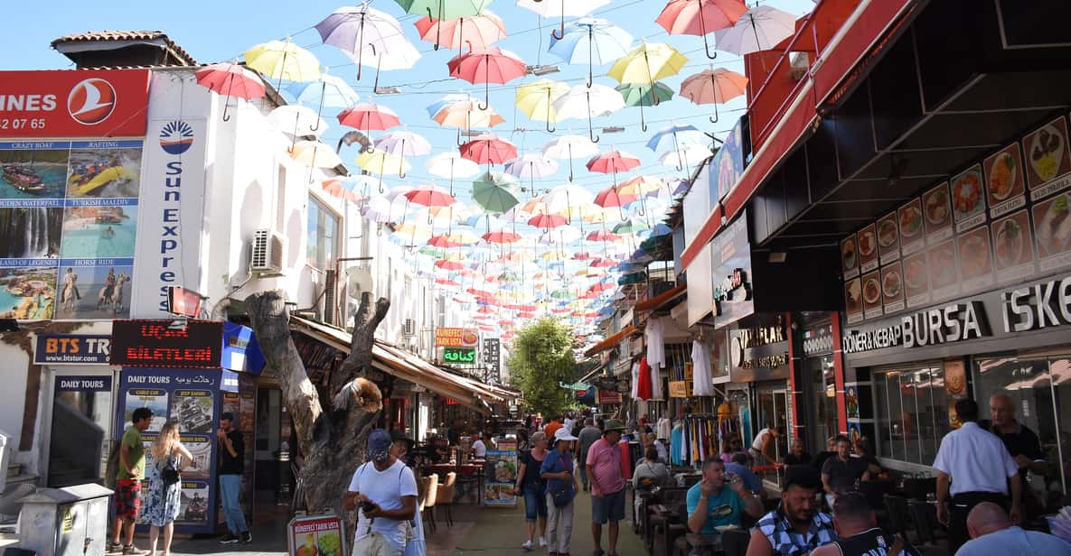 From city of Side: City Tour including Waterfalls - Kaleici Old Town Free Time: 2 Hours to Wander Smart