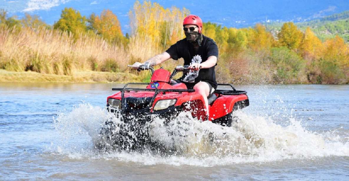 From city of Side: Taurus Mountains Quad ATV Tour - From Side to the Quad Station: The 30-Minute Drive That Matters