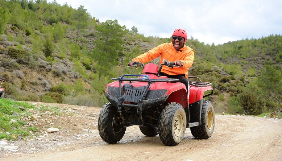 From city of Side: Taurus Mountains Quad ATV Tour - The 1.5–2 Hour Ride Through Pines, Valleys, and Muddy Streams