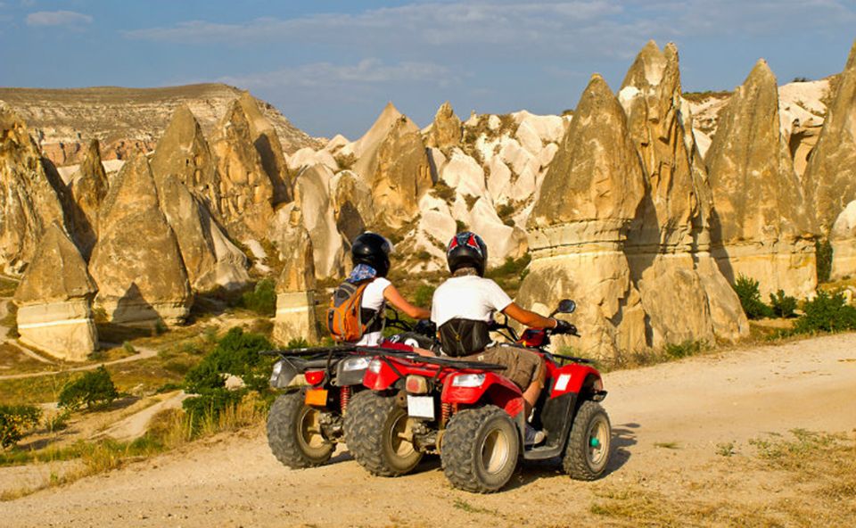 From Göreme: Cappadocia Valleys at Sunset ATV Tour - Love Valley: a shorter ride with big vibe