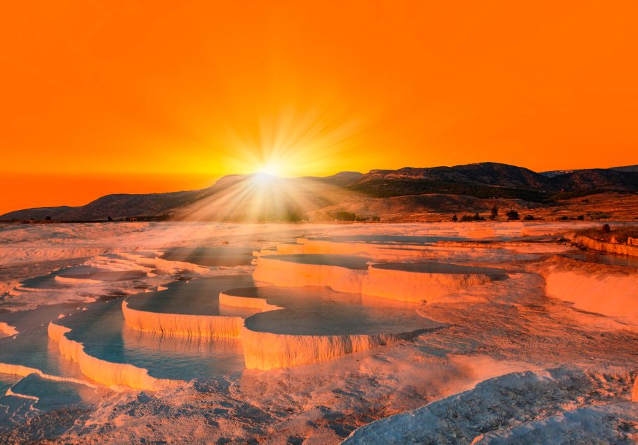 From Izmir: Guided Pamukkale Full-Day Tour with Lunch - 3 hours at Pamukkale: Cotton Castle terraces and how to use the time