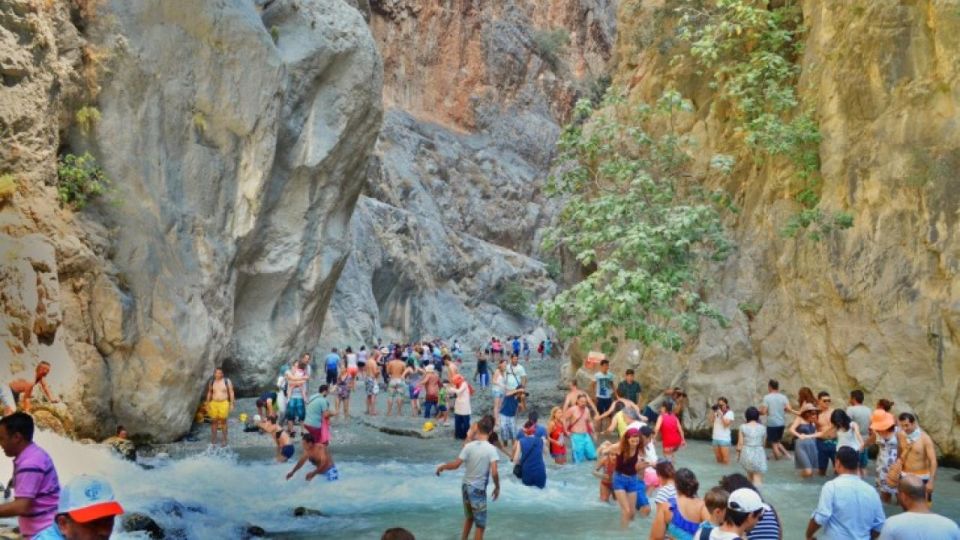 From Kalkan: Saklikent Gorge and Gizlikent Waterfall Trek - Saklıkent Gorge walk: the cool-water canyon that most people remember