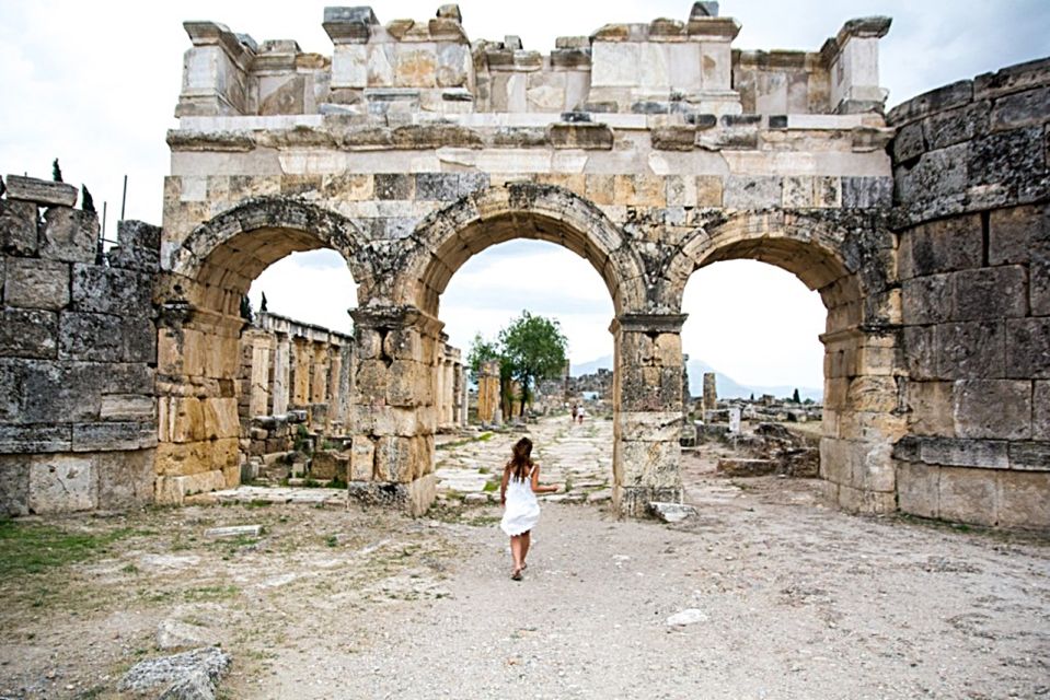 From Kusadasi and Selcuk: Pamukkale and Hiearapolis Tour - Pamukkale: what it feels like to walk on calcium terraces