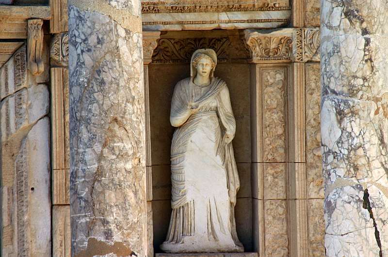 From Kusadasi or Izmir: Ephesus Private Tour - Ephesus ruins: how to see Odeon Theatre, Pollio Fountain, and the marble streets
