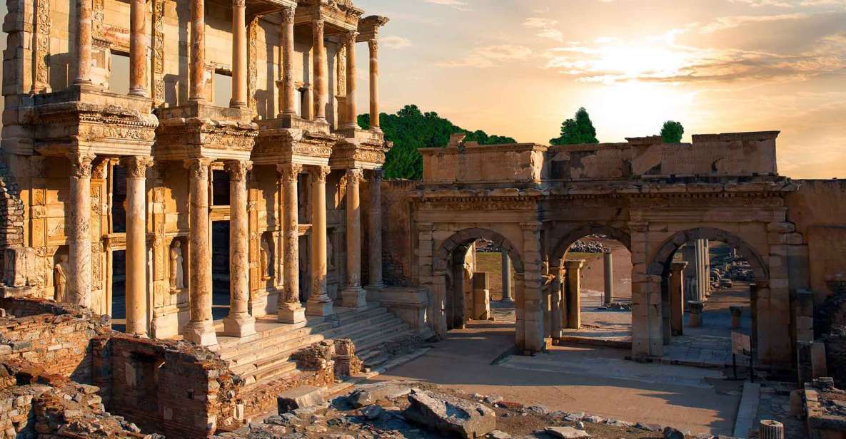 From Marmaris: Ephesus and Selcuk Tour with Buffet Lunch - Two hours in Ephesus: Celsus Library, legends, and what to look for