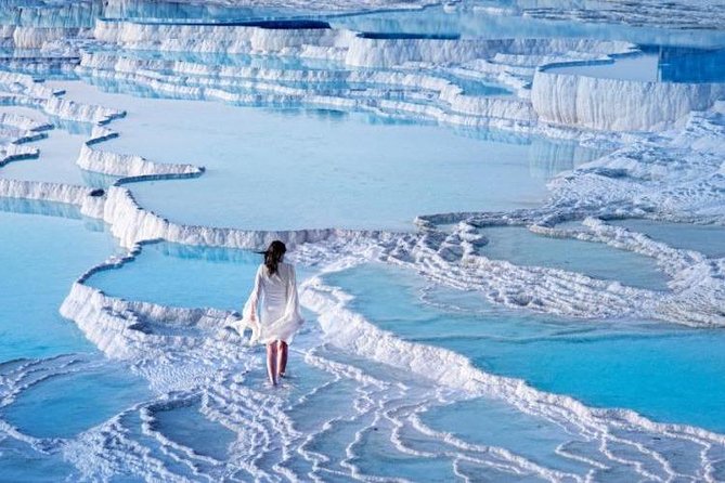 From Marmaris Pamukkale 1 Day Tours - Thermal Pools Time: Walking the Terraces and Taking the Plunge