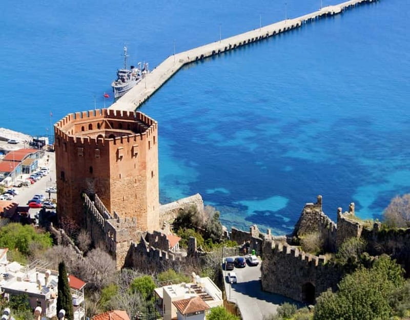 From Side/Alanya: Alanya City Tour w/Lunch, Boat & Cable Car - Alanya Castle via cable car: views, walking, and that extra-fee question