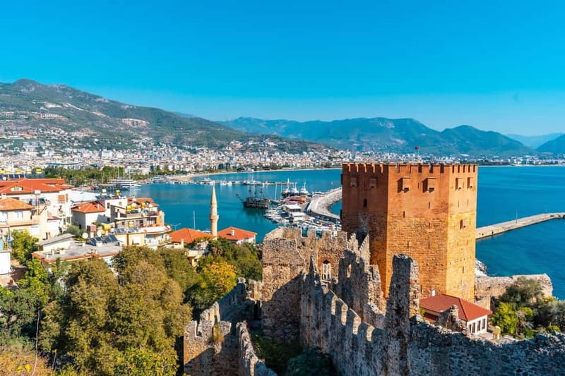 From Side: Alanya Tour with Optional Cable Car and Boat Ride - Lunch, harbor, bazaar, and city-center time