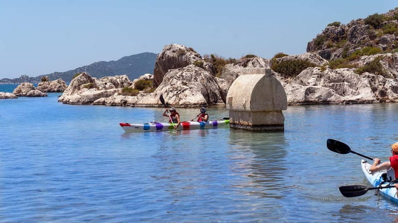 From Ucagiz: Kekova Sea Guided Kayaking Tour - Getting to the water: Ucagiz departure, boats, and how the guide keeps you moving
