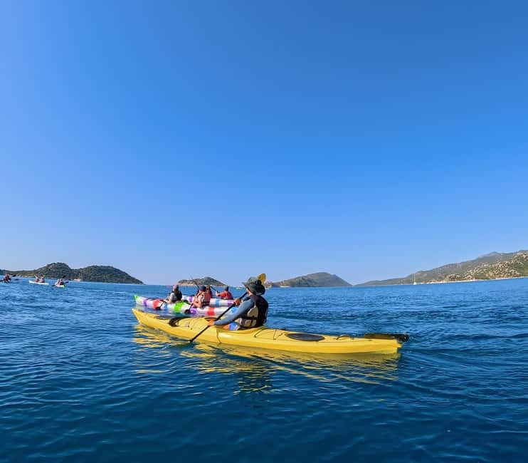 From Ucagiz: Kekova Sea Guided Kayaking Tour - Simena Castle (Kaleköy): 45 minutes to park, see, and choose your tempo