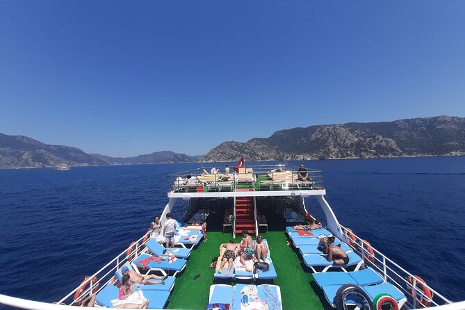 Full-Day Boat trip marmaris / Day trip by Glass bottom - The full schedule pace: about 7 hours, back by 4:30