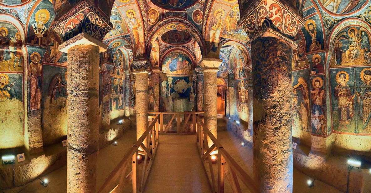 Full Day Cappadocia Red and Green Combined Day Tour + Lunch - Göreme Open Air Museum: Frescoes and Rock-Cut Churches