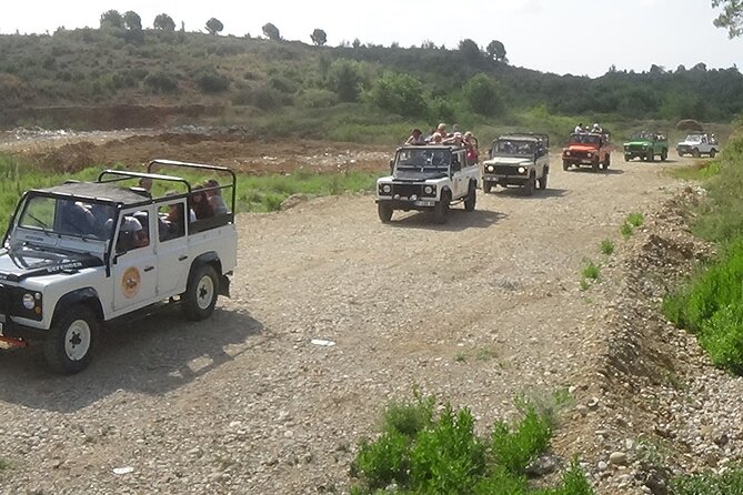 Full-Day Fun Jeep Safari:Through Waterfalls Villages Green Canyon - First Stop: Manavgat Waterfall and Cadianda Ruins Views