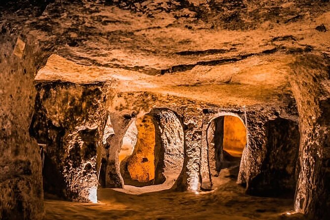 Full Day Green Tour in Cappadocia with Underground City - Kaymaklı Underground City: Carved Shelter, Ventilation Shafts, and a Church