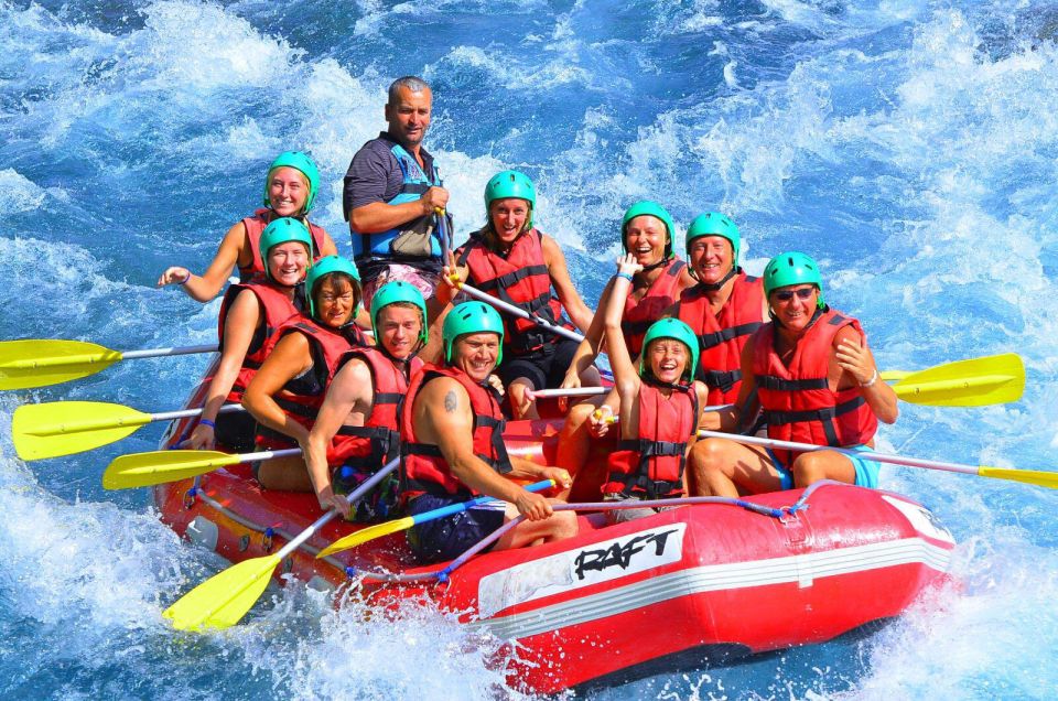 Full Day Rafting/Lunch With Köprülü Kanyon Visit - Tazı Canyon cliffs and the Taurus base camp buffet lunch