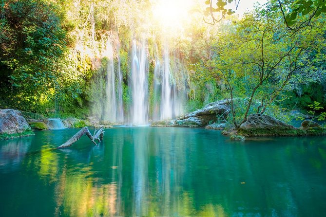 Full-Day Tour of Kursunlu Waterfalls, Aspendos, and Ancient Ruins of Side From Alanya - Lunch and the leather/jewelry shop stop: what’s included, what’s optional, what to expect