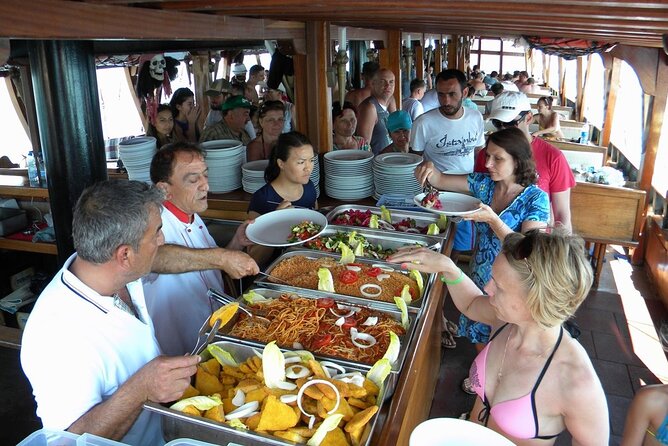 GONSTER : Luxury Pirate Boat Trip Lunch & Soft Drinks & Transfer - Stop 3: Cennet Bay (Paradise Bay) and Lunch on the Water