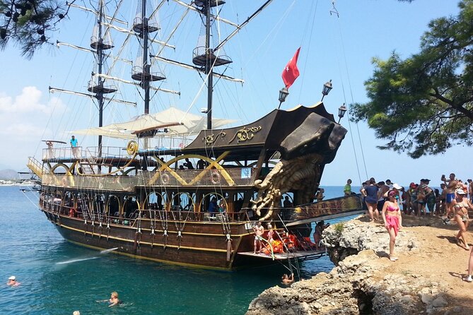 GONSTER : Luxury Pirate Boat Trip Lunch & Soft Drinks & Transfer - Boarding in Kemer: How the Day Starts On the Ship