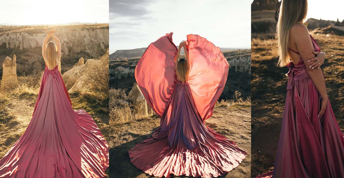 Göreme: Cappadocia Satin Flying Dress Rental - Hotel Delivery and Return: Less Stress During a Shoot-Heavy Day