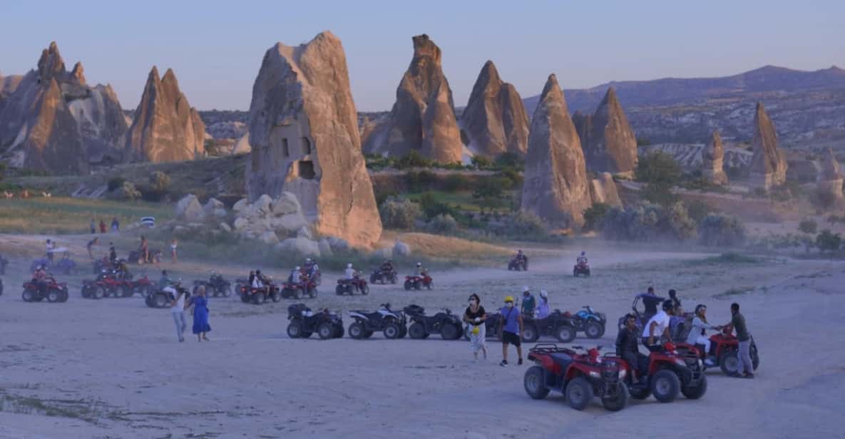 Göreme: Cappadocia Sunset ATV Tour - Red Valley and Rose Valley: The Signature Rock Formations From Up Close