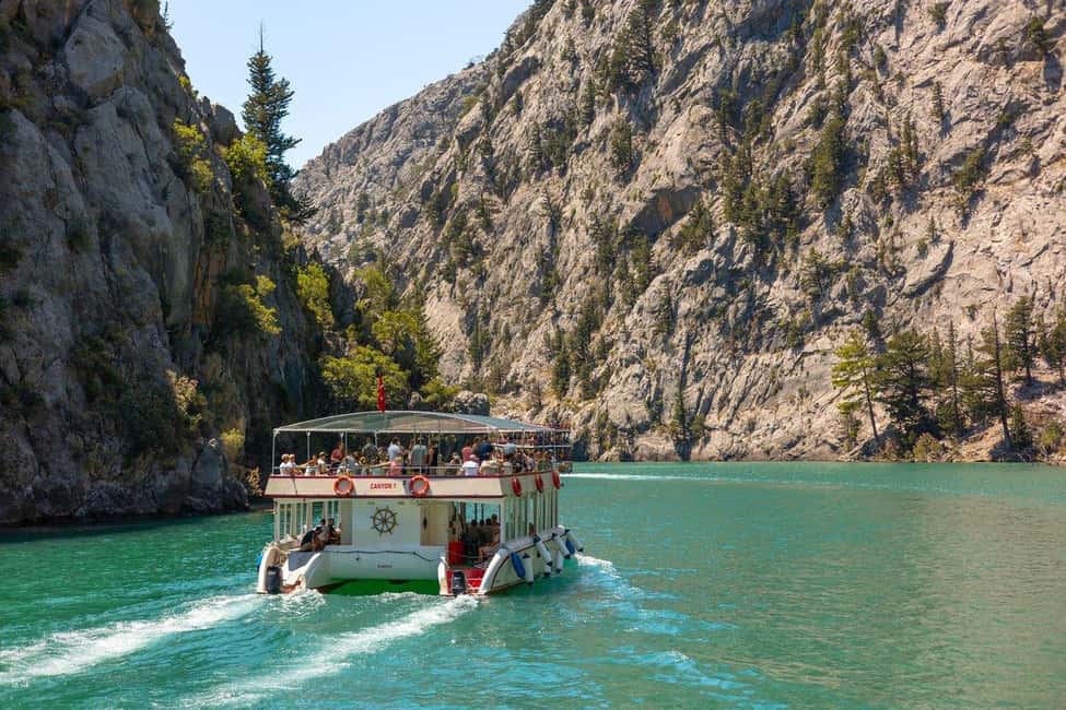 Green Canyon Boat Tour from Antalya, Side & Alanya - Small Canyon: your second chance to swim and fish for fun
