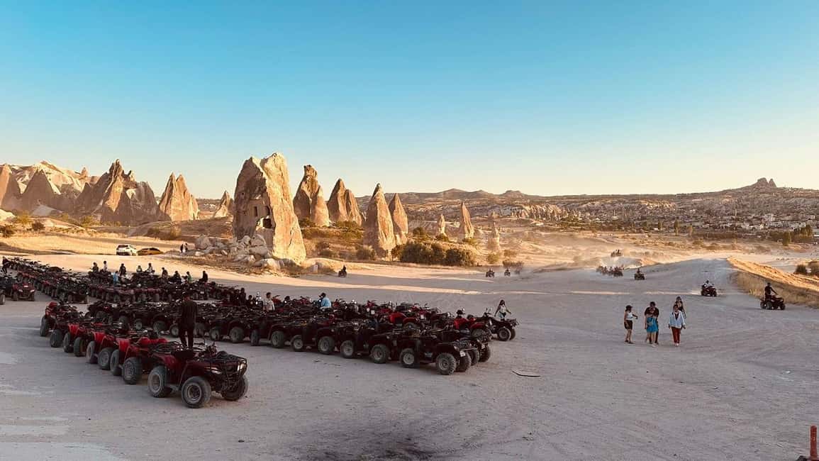 Guided Sunset or Sunrise ATV Tour in Cappadocia Valleys - Photo breaks and hidden-place vibes