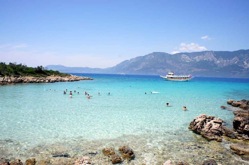 Gulf of Gokova and Cleopatra Island Boat Trip with BBQ Lunch - Cleopatra Island beach: why the sand gets a whole legend