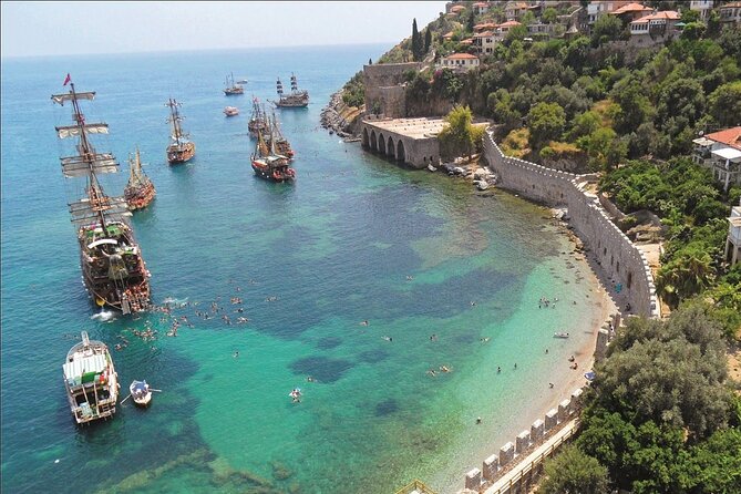Halal Concept Short Pirate Boat Tour in Alanya - Cleopatra beach swim break: why the second swim matters