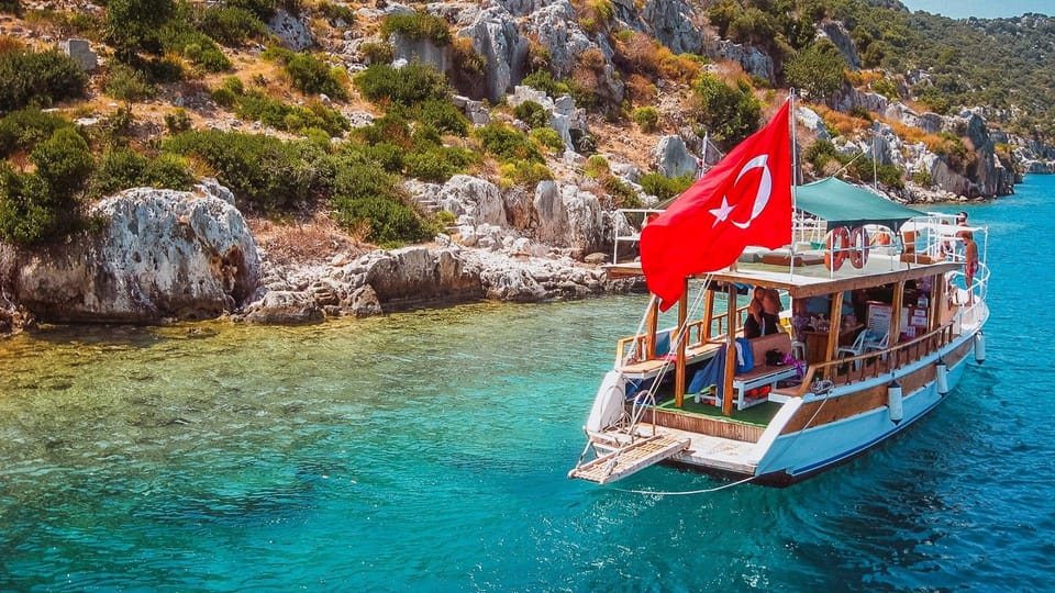 Icmeler Boat Trips w/ Lunch and Unlimited Soft Drinks - A smooth 7-hour escape from Icmeler
